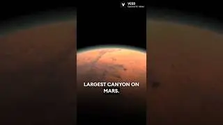 Largest Canyon on mars |FactFrame| #trendingshorts #interestingfacts #largest #canyon #mars #space