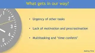 Study skills and mindset for A Levels: Making Time