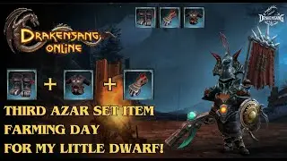 Drakensang Online - Third Azar Set Item Farming Day for My Little Dwarf! (DSO)