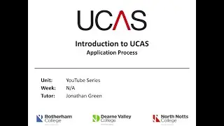 Tutorial 1: Registering a UCAS Application