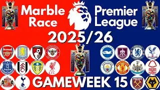 15-я игровая неделя &mdash; Премьер-лига Marble Race 25/26 #marblerace #simplemarblerace #fpl #gameweek...