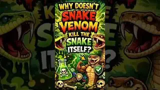 Why Snake Venom Doesn&rsquo;t Kill the Snake #youtubeshorts  #snake  #short #ular