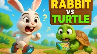 खरगोश और कछुआ Hindi kahaniya| Moral story|Hindi Cartoon |Kids Learning#animation #Turtle and rabbit
