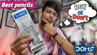 Best pencils for beginners 😲😱 ₹50  || Doms graphite pencils buy or not ?