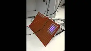 Interactive LED matrix - microprocessors