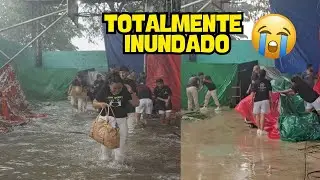 ¡Dios mío!😭Una Gran Tormenta INUNDÓ El Salón! tendré que cancelar la Fiesta😭PASO UNA TRAJEDIA