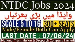 NTDC Jobs 2024 | NTDC Wapda Jobs 2024 | NTDC Jobs 2024 Complete Guidance Apply Online