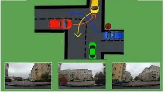 ORDINEA IN CARE TREC MASINILE IN ACEASTA INTERSECTIE PARTIAL SEMNALIZATA