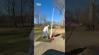 Trying out golf ball tracer app