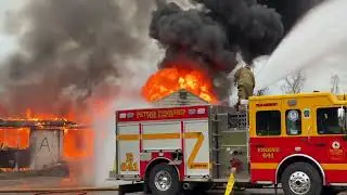 Inside a Fire Department Controlled Burn | iPhone 16 Pro