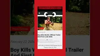 Boy Kills World | Official Trailer And First Look Stills