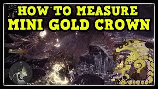 Золотая мини-корона MHW Iceborne Gold Rathian (Руководство по измерению золотой короны)