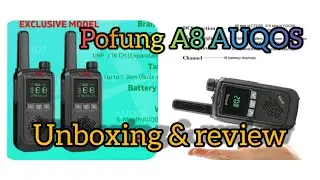 review unboxing ht pofung a8 auqos