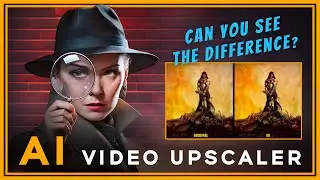 I upscaled a low-res movie to 4K using AI