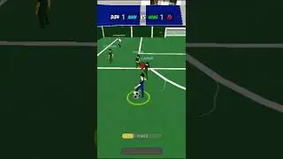 Fiz um GOLA&Ccedil;O no FUTEBOL DE RUA REALISTA no ROBLOX!