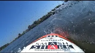 Rc boat Smash Shark - снимаем лодку с воздуха) | Quanum Nova Pro