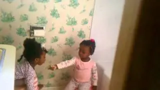 My girls having potty talk