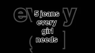 5.Jeans Every Girl Needs  To Slay 2025-2026  #shorts #youtube #viral #fashion #girlsringdesign