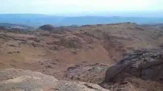 Vue &agrave; 360&deg; au sommet du Kouaouch dans le massif du Djebel Saghro - Maroc