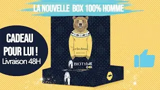 BIOTYFULL BOX 100% HOMME 🐻 | CADEAU NO&Euml;L 💈 CADEAU F&Ecirc;TE DES P&Egrave;RES
