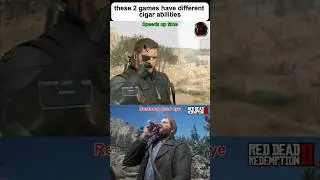 which game has a better smoking ability? #rdr2 #mgsv