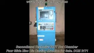 Used Techmire 66NT Hot Chamber Zinc Die Casting Machine. DCM 2171