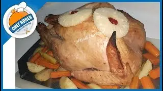 Como cocinar PAVO AHUMADO, en salsa de piña | Chef Roger