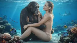 Life 3.4 Million Years Ago: King Kong and Beauty. Story: The Sacred Veil of the Jungle