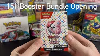 Pokemon 151 Booster Bundle Opening!