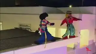 Viralizou: Fof&atilde;o quebra telhado durante apresenta&ccedil;&atilde;o do Trenzinho da Alegria em Minas Gerais