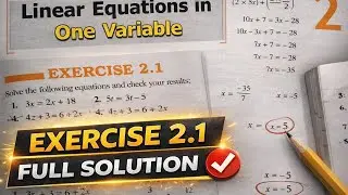 Class 8 Maths Chapter 2 | Linear Equations | Full Explanation | CBSE #maths #cbse #icse #chapter2 