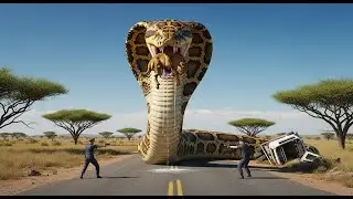 Brave Heroes Save Mother Lion from Giant Python Attack Fire in Jubgle 😱🐍🦁 Viral Rescue 2025