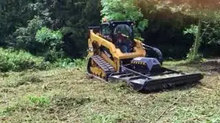 CAT 259D Highflow with Brushcutter - SR Hird Plant Ltd