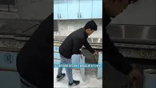 Modern Modular Kitchen | Acrylic Sheet & Plywood Use | Latest Kitchen Design 2026 #furniture #reels