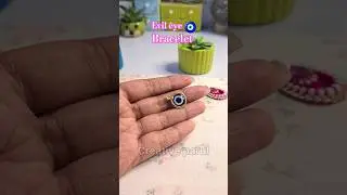 DIY evil eye 🧿 bracelet charm #shorts #evileye #resinart