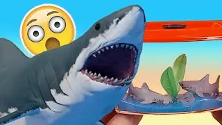 Grow Sharks in a Tank?! 🦈😱 Growing Fish Toy Aquariaum