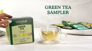 Vahdam teas: Green Tea Sampler