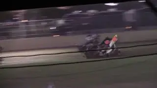 Little Valley Speedway Sprint Car Flip 7-1-16