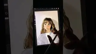 portrait painting using procreate by pamela joy #procreate #illustration #digitalart