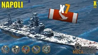 Napoli 7 Kills & 232k Damage | World of Warships Gameplay