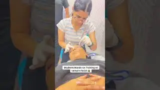Vampire Facial Students hands-on Training August 2023 👍cosmetology going on batch Call : 9999189391