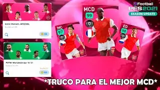 BRUTAL!!! TRUCO PARA VIEIRA *99* ICONIC MOMENT ARSENAL PES 2021 Ft. Arshavin & Rosicky