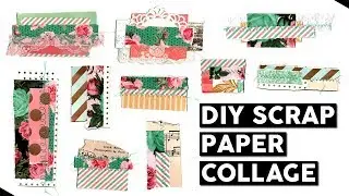 DIY Scrap Paper Collage