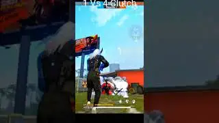 Op 1 vs 4 clutch🔥🔥🔥 || Free Fire Clutch  #shorts  #gyangaming #freefire #raistar #status