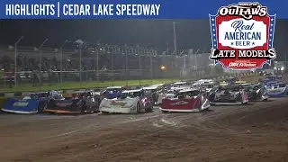 World of Outlaws Real American Beer Late Models | Cedar Lake Speedway | July 31, 2025 | HIGHLIGHTS
