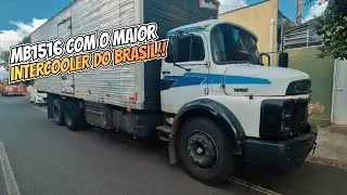 MB1516 COM O MAIOR INTERCOOLER DO BRASIL!!!