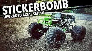 CCxRC StickerBomb: An Upgraded Axial SMT10 Grave Digger