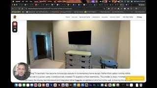 55-Inch TV with Power Bridge and Tilt Mount in Minnetonka Bedroom