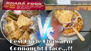 Best Chole Chawal in Connaught Place | Food Comparison | Food Challenge | Delhi Street Food
