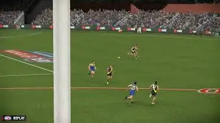 My BEST Ever goal Kicked in AFL Evolution.  Richmond tigers